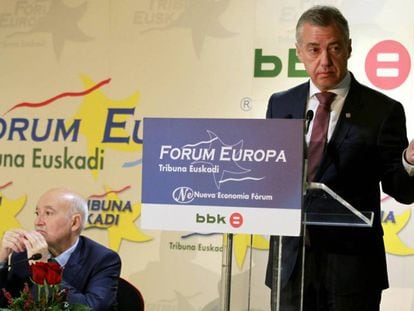 El lehendakari Íñigo Urkullu en el forum Europa.