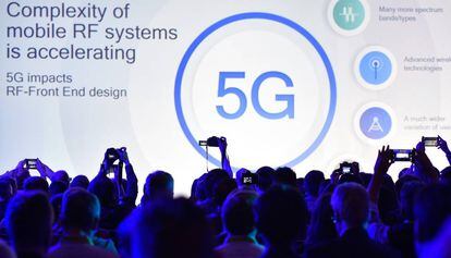 Presentación de un proyecto 5G en Las Vegas esta semana.