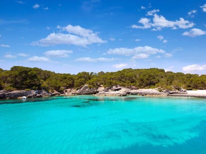 Cala Turqueta, en Menorca.