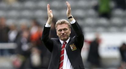 David Moyes en su época de entrenador del Manchester United.