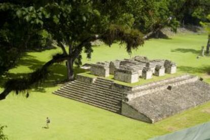 La antigua ciudad maya de Copán, al oeste de Honduras.