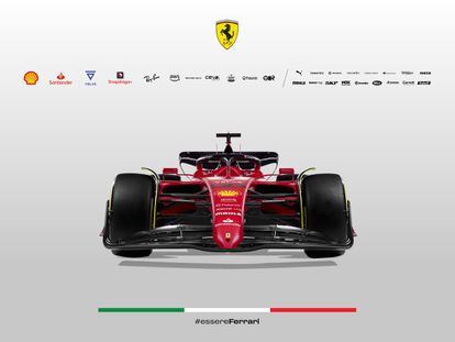 La Fórmula 1 estrena reglamentación este año, y eso se observa en el diseño del coche, en el que predomina el color negro junto al imprescindible rojo Ferrari
