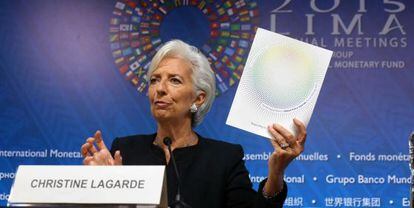 La directora gerente del Fondo Monetario Internacional (FMI), Christine Lagarde. EFE/Archivo