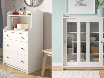 Elegimos una variedad de muebles para el hogar de la serie Hauga de Ikea, ahora a la venta con hasta un 25% de descuento.