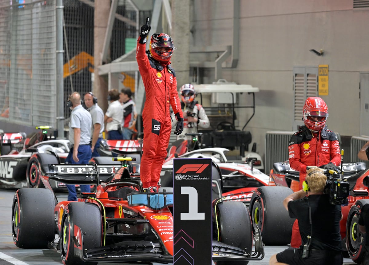 Fórmula 1: Implacable ‘pole’ de Sainz en el GP de Singapur | Fórmula 1 | Deportes