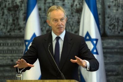 Tony Blair, en una comparecencia en Jerusal&eacute;n el pasado mes de julio.