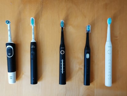Los cinco cepillos de dientes eléctricos probados. EL PAÍS ESCAPARATE.