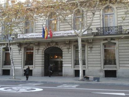 Sede del Colegio de la Abogacía de Madrid en la calle Serrano, 9.