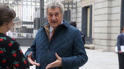 Jesús Posada en una imagen tomada en el patio del Congreso de los Diputados el 27 de enero de 2016.