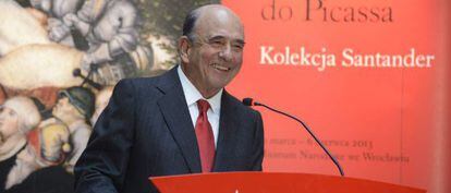 Emilio Bot&iacute;n, presidente del Grupo Santander.