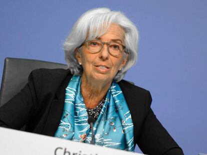 La presidenta del Banco Central Europeo (BCE), Christine Lagarde. 