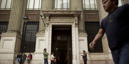Fachada de la sede del Banco de Crédito del Perú en Lima