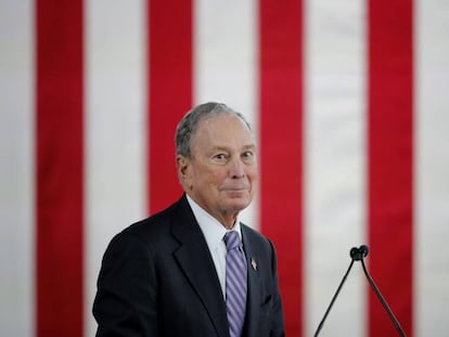 El candidato Michael Bloomberg.