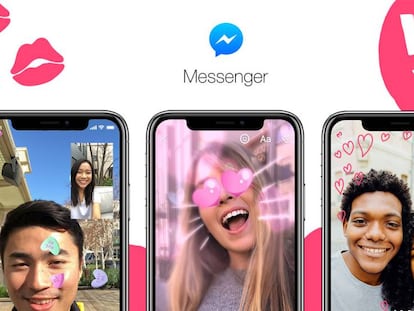 Así puedes celebrar San Valentín con Facebook o Messenger