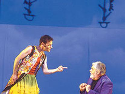 René Schirrer y François Piollino, en una escena de <i>Les paladins.</i>