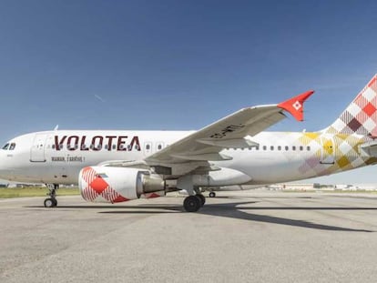 Uno de los aviones de Volotea.