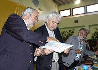 Pasqual Maragall, ayer, en la Universidad Catalana de Verano.