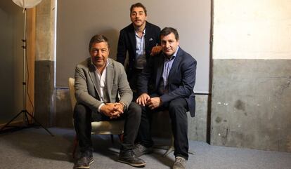 Joan, Jordi y Josep Roca, propietarios de El Celler de Can Roca (Gerona)