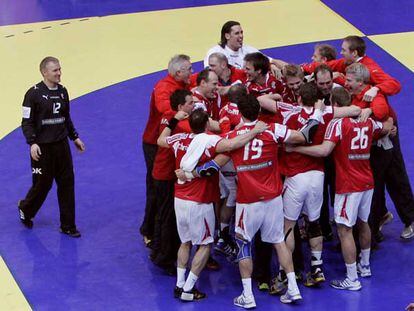 La selección de balonmano  de Dinamarca