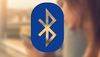 Logo Bluetooth con fondo