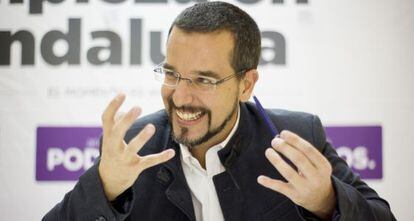 El secretario de Organización de Podemos, Sergio Pascual.