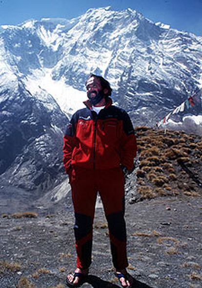 Oiarzabal, en el Annapurna en octubre de 2003.