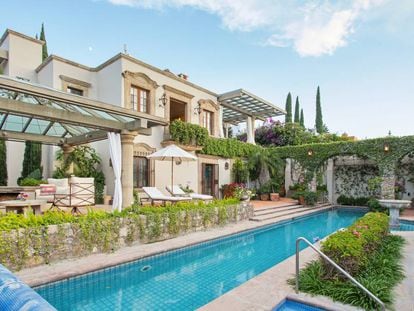 Casa con piscina en San Miguel de Allende, Guanajuato.