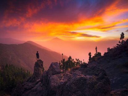 Atardecer en Tenerife.