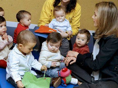 Tiempo de recreo con la princesa letizia