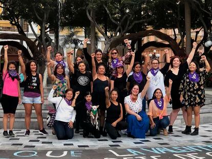 El colectivo feminista Las Brujas del Mar, en Veracruz.