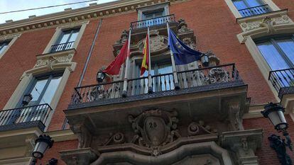 Palacio de los Duques de Santoña, en Madrid, sede del CIAM.