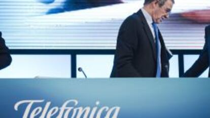 El presidente de Telefónica, César Alierta.