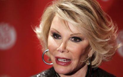 La actriz Joan Rivers en 2010. 