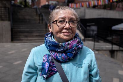 Fresia Painemal, de 55 años, en Santiago, Chile, el 02 de Noviembre de 2023.