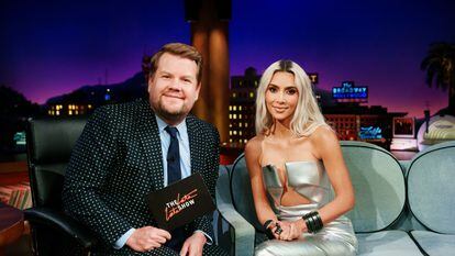 Kim Kardashian, on 'The Late Late Show with James Corden.'