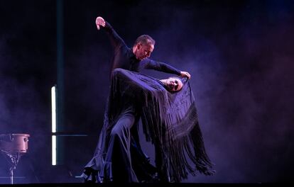 Manuel Liñán con la bailarina londinense Magdalena Mannion.