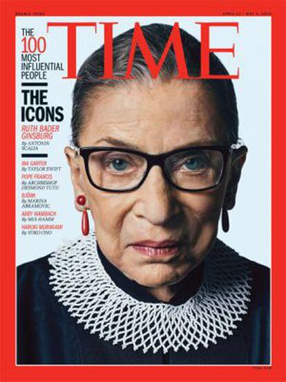 Ruth Bader Ginsburg, portada de Time.