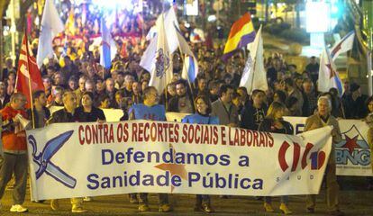 Manifestación en Vigo