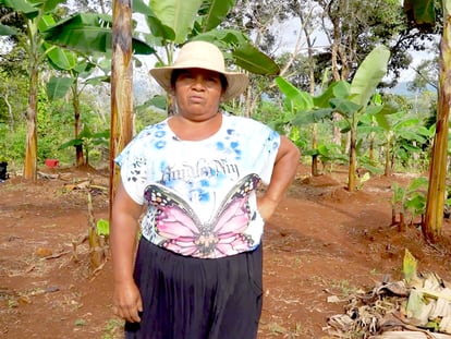 Heladia Arcia González, agricultora de la comarca Ngabe-Buglé.