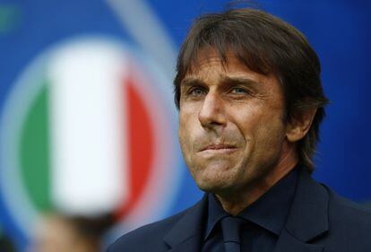 L'entrenador de la selecció d'Itàlia, Antonio Conte.