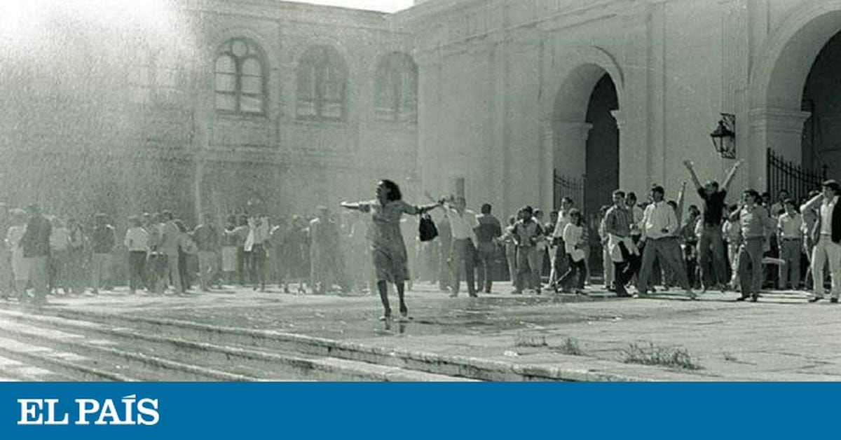 Paraguay La foto que inmortalizó la resistencia contra Alfredo