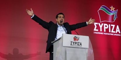 Alexis Tzipras, l&iacute;der de Syriza