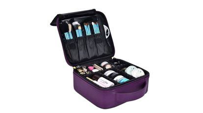Estuche organizador de maquillaje grande 3 capas para cosméticos, bolsa de  viaje de gran capacidad, maleta -  España