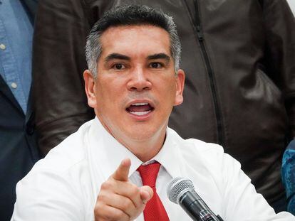 Alejandro Moreno Cárdenas, presidente nacional del Partido Revolucionario Institucional (PRI).