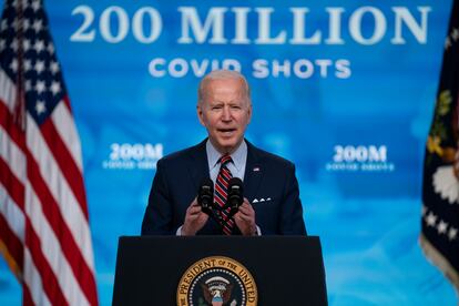 El presidente Joe Biden el 21 de abril en la Casa Blanca.