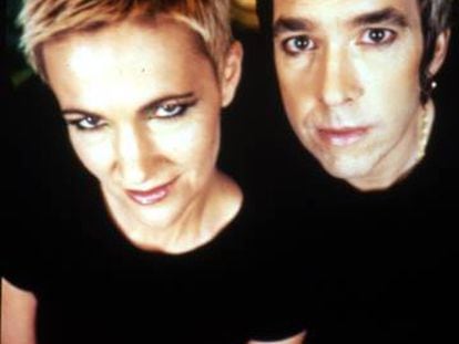 Per Gessle y Marie Fredriksson, del grupo musical Roxette, en una imagen de 2002.
