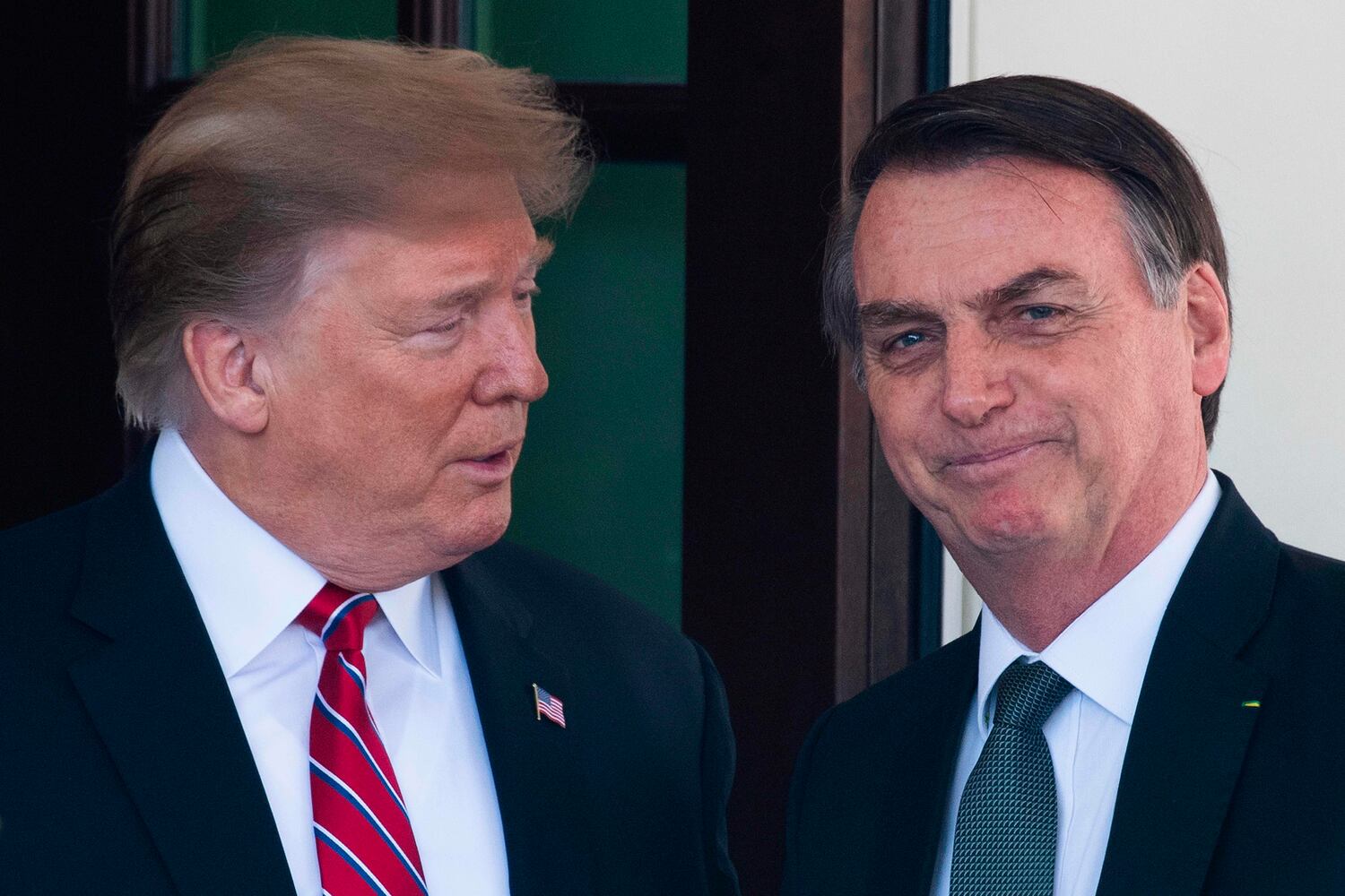 El expresidente de EE UU, Donald Trump, y el mandatario de Brasil, Jair Bolsonaro, en una imagen de marzo pasado.