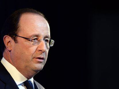 El presidente Hollande este viernes en Roma.