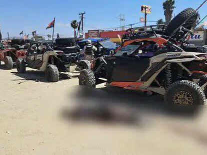 El ataque armado contra los pilotos de un rally en Ensenada, Baja California, el sábado.