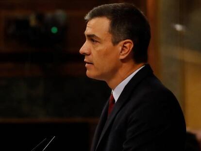 El presidente del Gobierno en funciones, Pedro Sánchez.